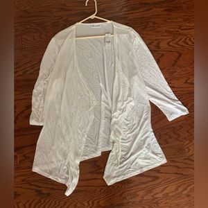 New & Company White Cardigan Size XL NWT